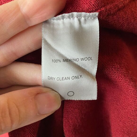 Halogen 100% Merino Wool Henley Polo Long Sleeve Sweater Size L Nordstrom - Picture 3 of 7
